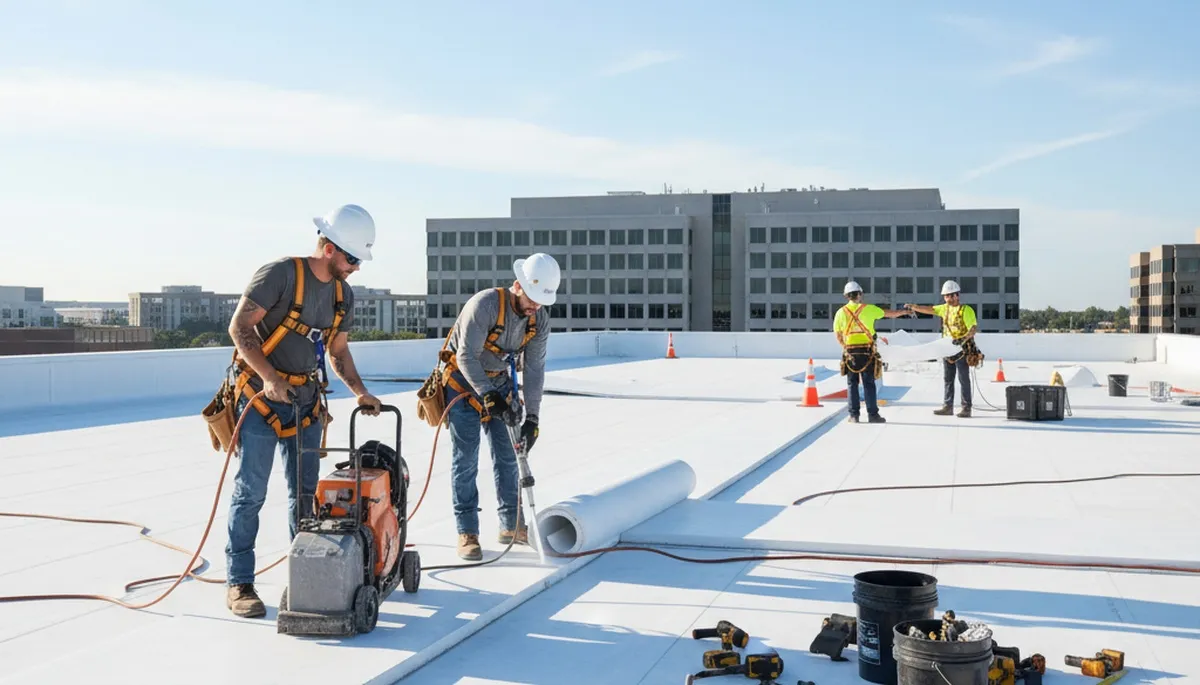 Spokane, WA commercial roofing by FX Remodeling & Exteriors for durable business weather protection
