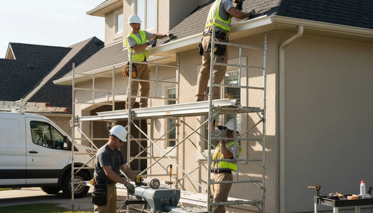 Spokane, WA gutter installation on a home by FX Remodeling & Exteriors