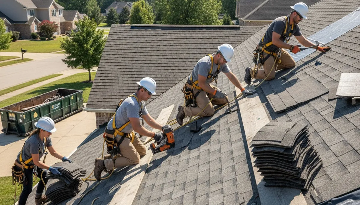 Spokane, WA siding contractor installing vinyl siding on a home exterior